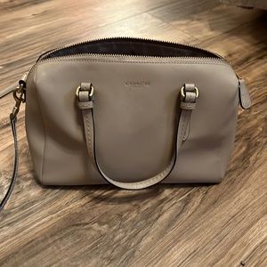 Genuine leather Coach crossbody